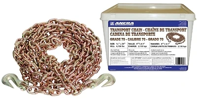 G70 Chain Transport 5/16-inch X 20-feet With Hooks - Model 45881-10-20-sp