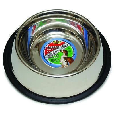 HiLo 57616 Stainless Steel Pet Feeding Dish, Gold, 16 oz
