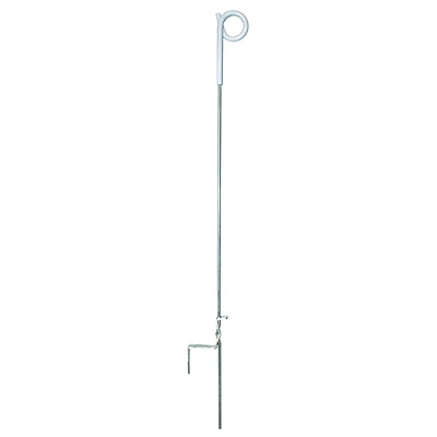 Ptp39 39-inch Pigtail Step-in Fence Post - Durable Plastic And Steel Construction