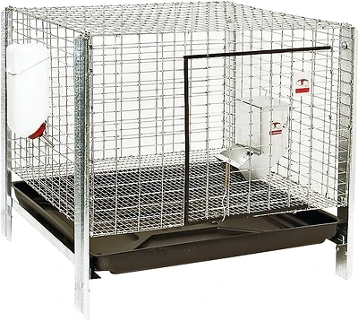Pet Lodge Metal Rabbit Hutch Kit, 24 In. W X 24 In. D X 16 In. H