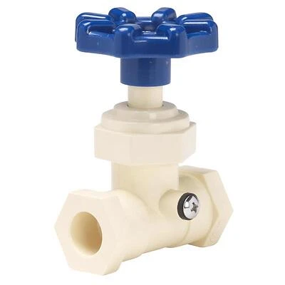 3/4 in. CPVC Solvent x Solvent Stop Valve with Waste Cap