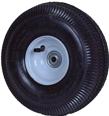 Martin Wheel 354DC4SW242P Hand Truck Wheel, 10 In., Pneumatic, Sawtooth Tread