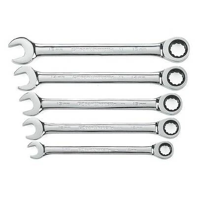 93004d 5-piece Metric Double Box End Ratcheting Wrench Set