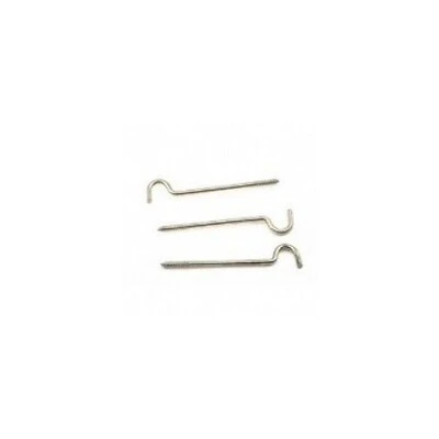 Piedmont 14061 Single Center Hook Support, 2-1/2 in L Projection, Brass
