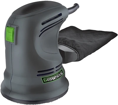 5 Inch 2.2 Amp Random Orbit Sander With Dust Collection And Sanding Discs