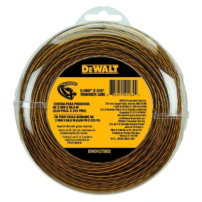 Black+Decker DWO1DT802 Trimmer Line, .080 In. x 225 Ft., Yellow