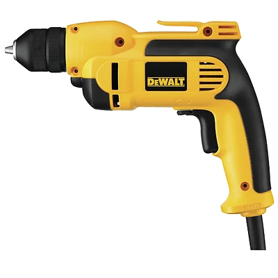 Variable-Speed Drill, 3/8-In. Keyless Chuck, 8-Amp Motor
