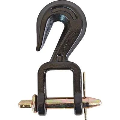 4005903 Black Powder-coated Steel Draw Bar Hook, 9200 Lb Capacity, Fits 5/16-1/2 In. Chain