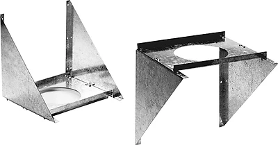 6hs-ws 3-wall Chimney Pipe Support 6 Inch With Clean Out