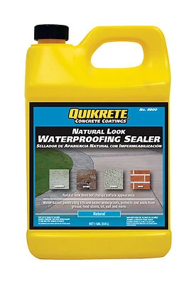 8800-05 Natural Waterproof Sealer, 1 Gallon, Pack Of 4