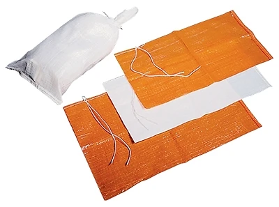 14981-45-14 Sand Bags, 14" X 26", Orange, 100 Pk, 50 Lb