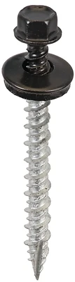 Sw-mw2bk250 Metal Building Screws, #9 X 2 In., Black, 250 Pk