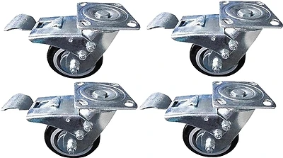 Caster5 5 Inch Caster Set - 4 Piece With Brake Function