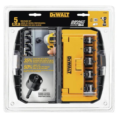 D1800ir5 5-piece Impact Ready Hole Saw Set (3/4-inch To 1-3/8-inch)