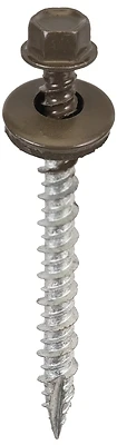 Sw-mw2bs250 Metal Building Screws, #9 X 2 In., Slate, 250 Ct.