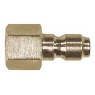 Pk-85300104 Quick Connect Plug, 3/8 In Qc X Fnpt, Plated Steel