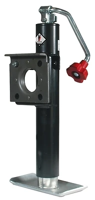 Fj-020 Flange Trailer Jack, 2000 Lb Capacity, 10 In Max Lift Height