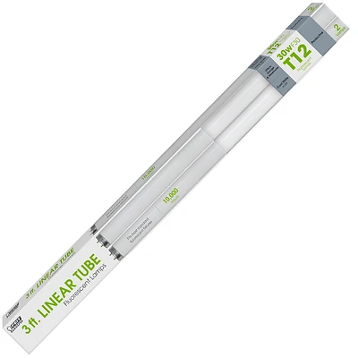 Feit Electric F30T12/CW/RS/2 Fluorescent Bulb, 30W, T12, Cool White, 2-Pack