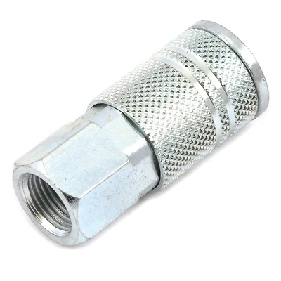 Forney 75321 Steel Air Coupler, 3/8 In. FNPT, Industrial/Milton Style