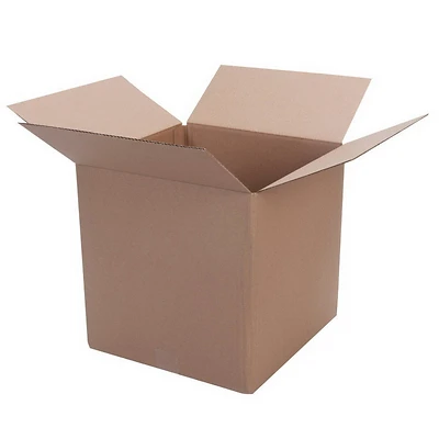 Duck 280349 Kraft Box, 14 in L, 14 in W, 32 lb, Brown