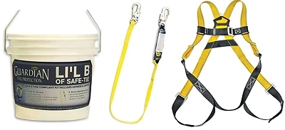 00870 Li'l Bucket Of Safe-tie Roofing Kit With Huv Harness And Lanyard