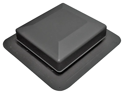 6050bl Low Profile Black Square Top Roof Louver Ventilator