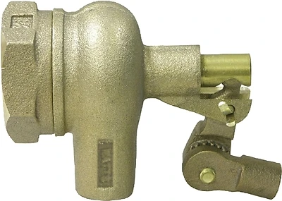 St1250 Mechanical Float Valve, 1-1/4 In Fnpt, Bronze Body For Water Control