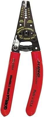 46515 Ergonomic Wire Stripper And Cutter With Handle Lock, 6 Inch