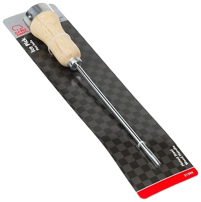 WH Bagshaw 90120 Ice Pick, Carbon Steel Blade, Hardwood Handle, 4.5 In.