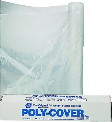 6x10-c 10' X 100' 6 Mil Clear Polyethylene Film Roll