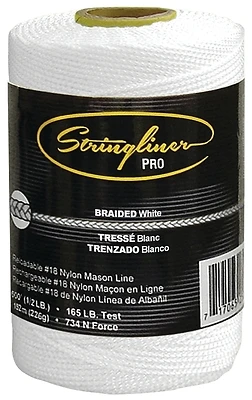 500 Ft. Braided Nylon Chalk/mason Line - 1/16 In. Diameter, 70 Lb. Strength