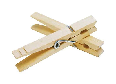 3.38 In. L Natural Wood Clothes Pins 50 Count, Model 6026-855
