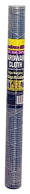 11051213 Hardware Cloth, 5 Ft L X 24 In W, 23 Gauge, 1/4 X 1/4 In Mesh