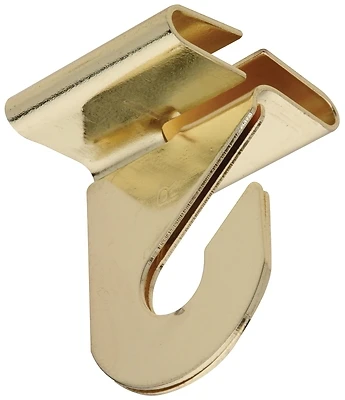 V156 N249-672 Brass Suspended Ceiling Hooks, Steel, 2 Pk