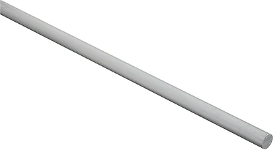 Hillman Steelworks N247-502 Aluminum Round Rod, 3/8 In. x 72 In., Mill Finish
