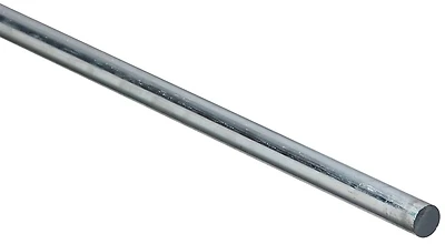 Stanley Hardware N179-788 Smooth Steel Rod, Zinc, 3/8 x 36 In.