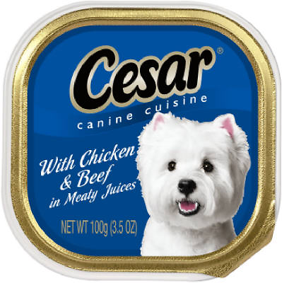 Cesar Dog Food, Chicken & Beef, 3.5-oz., Must Be Purchased in Quantities of 24