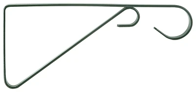 Gb0363l 9-inch Green Hanging Plant Bracket - Steel Wall Mount