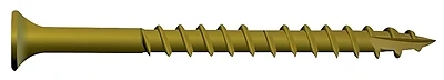 Tan Deck Screw 9 X 2-1/2 Inch Bugle Head With T25 Drive