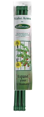 Gardener's Blue Ribbon SA12 Stake Arm, 12 in L, Plastic, Green