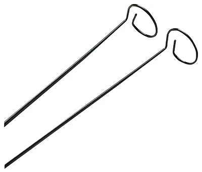 Luster Leaf 980 Plant Stake Rings, 36 In. H X 2 In. W, Green Steel
