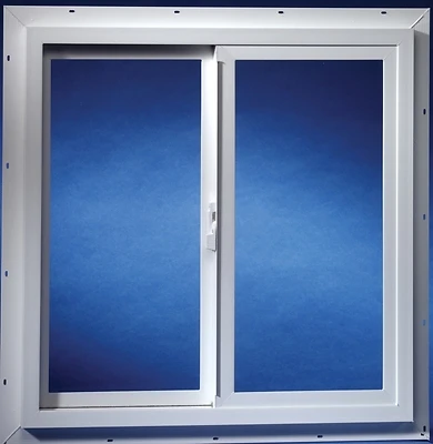 Agriclass Double Slide Utility Window 24 In. W X 24 In. H Vinyl 2020igut