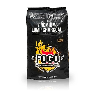 Fogo FB8 Premium Hardwood Lump Charcoal, 17.6 Lb Bag
