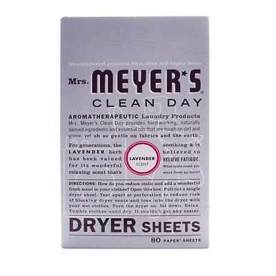 DRYER SHEET LAVENDER 80CT
