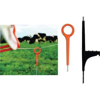 Electric Fence Ring Top Post, 34-In.