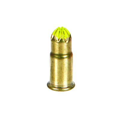 Ramset 42CW Single Shot Powder Load, Power Level: 4, Yellow Code, 0.22 in Dia, 2-1/8 in L