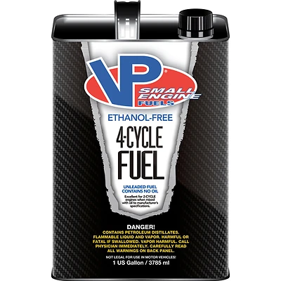 VP Racing 6208 Small Engine Fuel, 94 Octane, Ethanol Free, 1 Gal (8-Pack)
