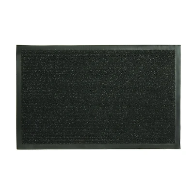 Fanmats 27390 Ribbed Utility Mat, Black, 18 x 28 In.