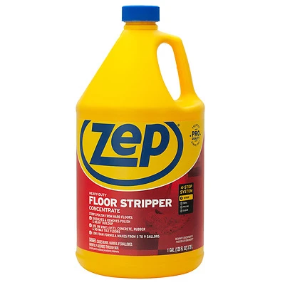 Zep ZULFFS128 Floor Stripper Concentrate, Low Foam, 1 Gallon