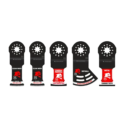 Diablo DOS5S Starlock Oscillating Tool Blade Set, General Purpose, 5-Pc.